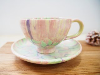 練込花文 片口 【甲和焼 芝窯】酒器・徳利・ぐい呑み陶器,食器