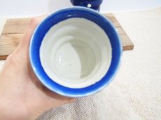 画像2: 瑠璃色のドット　naminami cup　【nicorico】 (2)