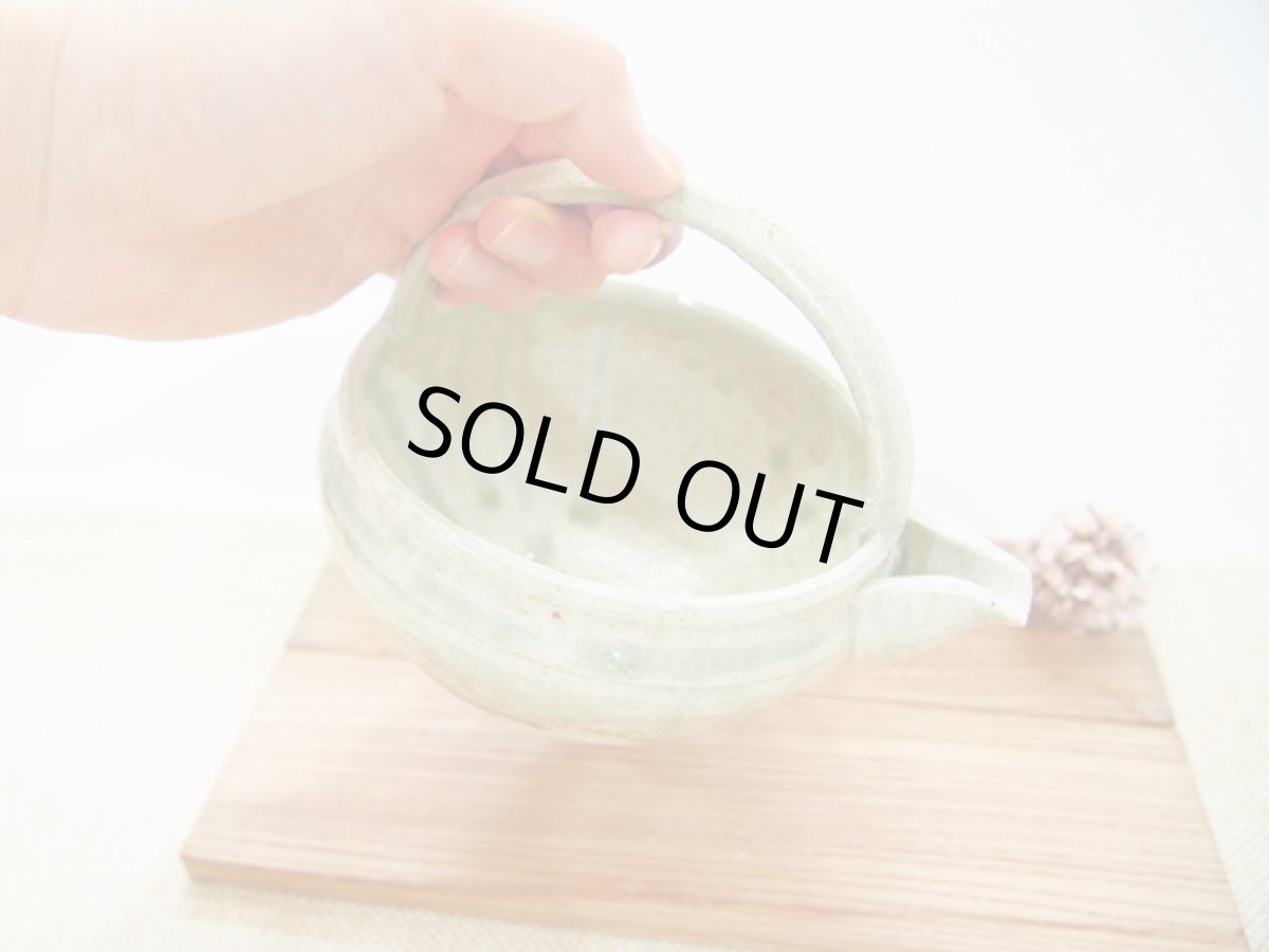 画像3: 灰釉　手付酒注　【甲和焼　芝窯】 (3)