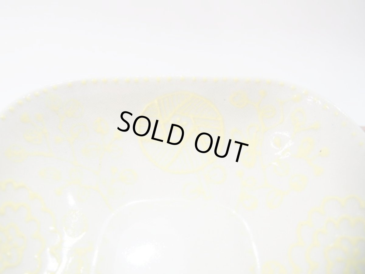 画像7: スクエアボウル　cute flower（いっちん／レモンイエロー）　【nicorico】 (7)