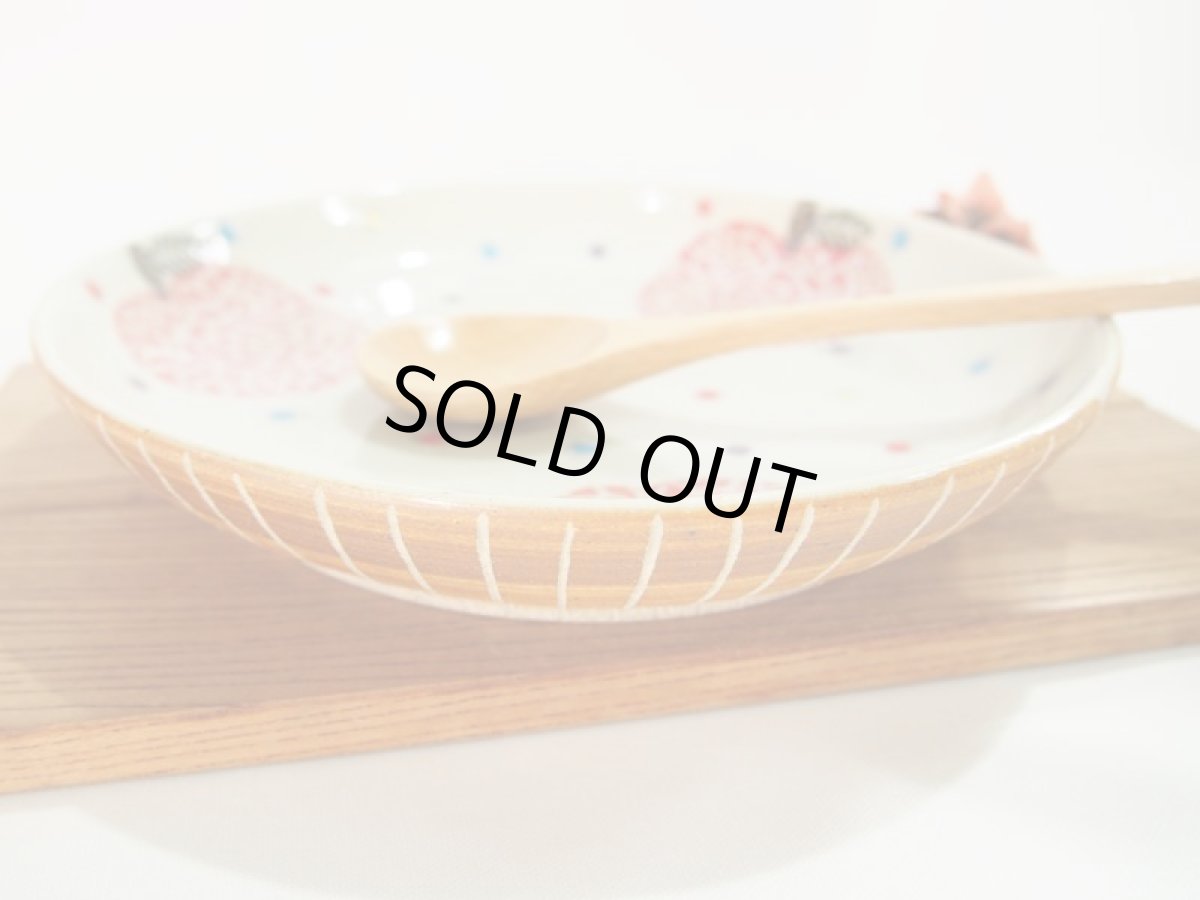 画像5: りんご　中深皿(小)　【nicorico】 (5)