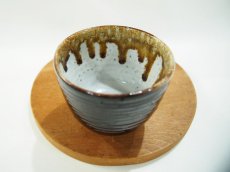 画像4: 甲和土鉄釉　ゆのみ　-1【甲和焼　芝窯】 (4)