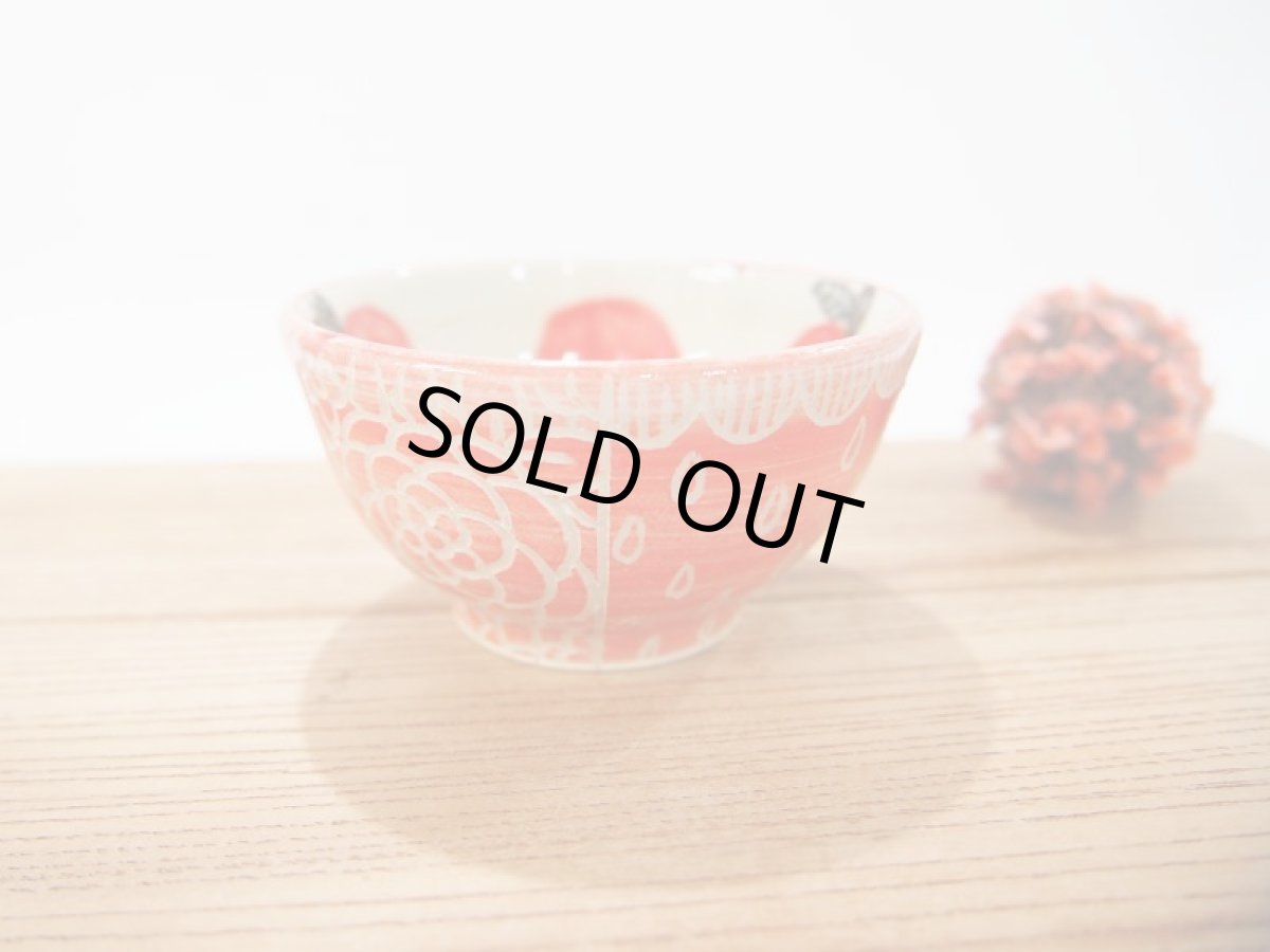 画像3: りんごドット　豆鉢・ミニ碗（赤りんご）　【nicorico】 (3)