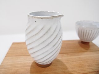 斜里窯 酒器揃い　灰被り徳利 ぐい飲み 斜里窯 酒器揃い 灰被り徳利 ぐい飲み