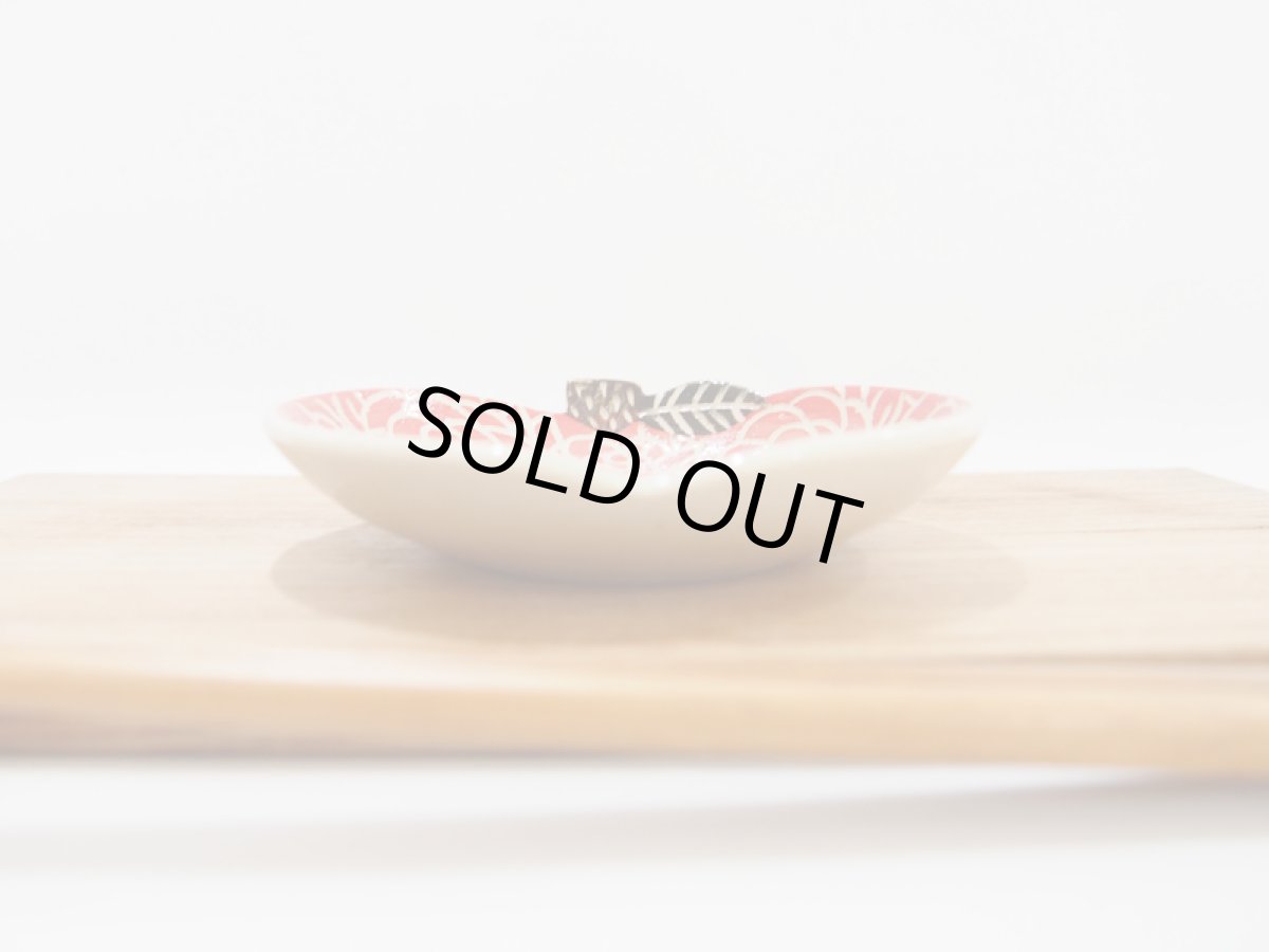 画像2: 赤りんご　小皿　【nicorico】 (2)