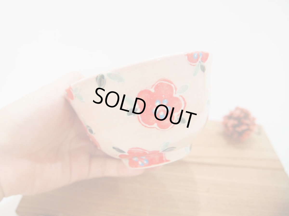 画像3: イッチン花紋　ごはん茶碗 （ピンク)【nicorico】 (3)