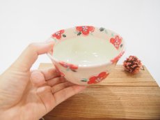画像5: イッチン花紋　ごはん茶碗 （ピンク)【nicorico】 (5)