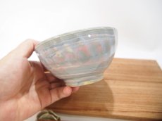 画像4: 練上マーブル斜鎬　ごはん茶碗　1【甲和焼　芝窯】 (4)