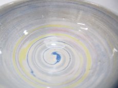 画像5: 練上マーブル斜鎬　どんぶり・中鉢【甲和焼　芝窯】 (5)
