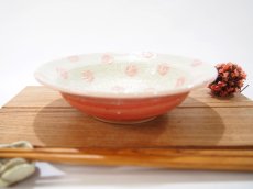 画像3: イッチン紋花掻落ドット　鉢（ピンク）　【nicorico】 (3)