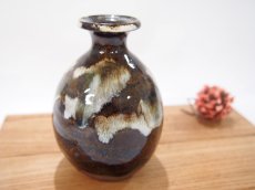 画像1: 甲和土　徳利 【甲和焼　芝窯】 (1)