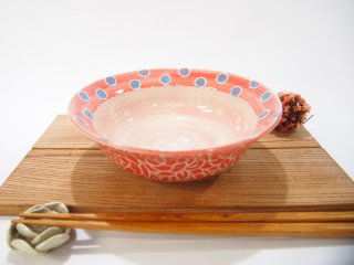 湧田焼.イッチン 瀬戸焼/樽田裕史/光芒4.5寸小鉢/白/Φ13.5 X H3.8 - テーブル