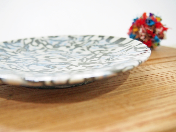 練込マーブル 小皿 【甲和焼 芝窯】取皿・中皿・大皿陶器,食器,練込